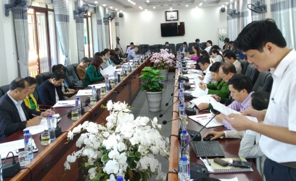 Ủy ban nhân dân huyện tổ chức phiên họp tháng 02 năm 2019