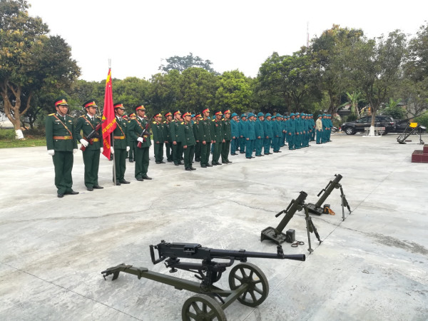 Các lực lượng tham gia lễ ra quân huấn luyện năm 2019